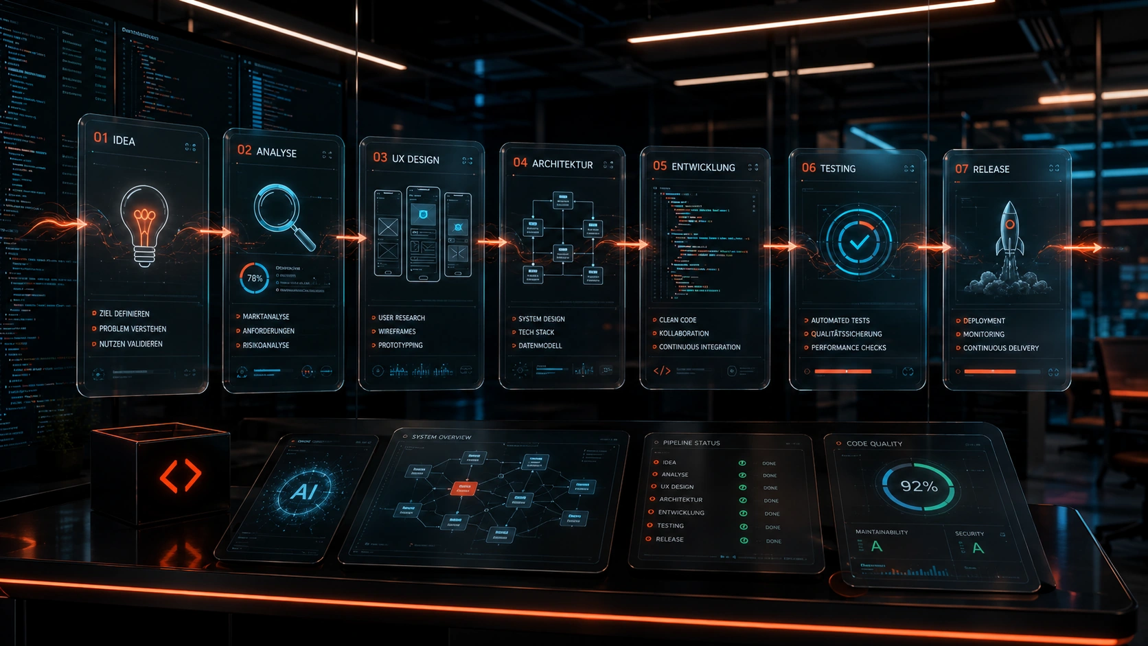 CraftCodex Entwicklungsprozess von der Idee bis zum Release