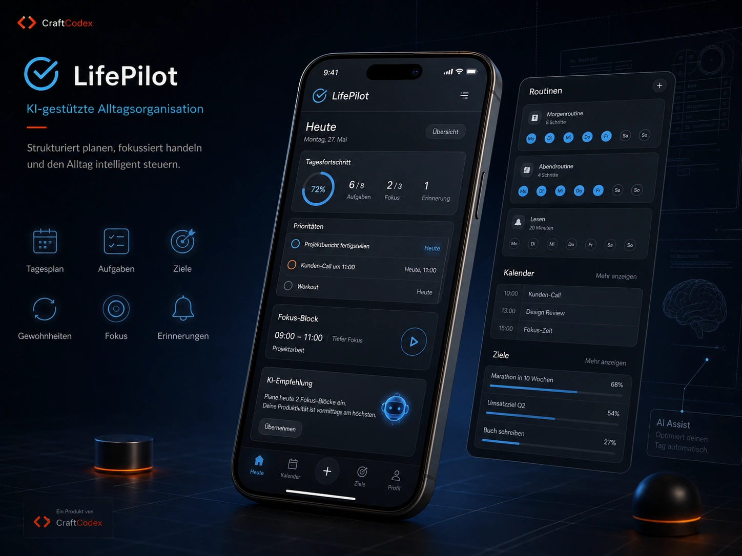 LifePilot Produktansicht